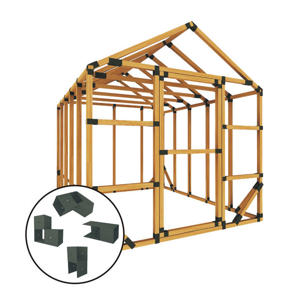 EZ Frames EZ Frame Chicken Coop And Run Kits 90 Square Feet Chicken Coop with Chicken Run